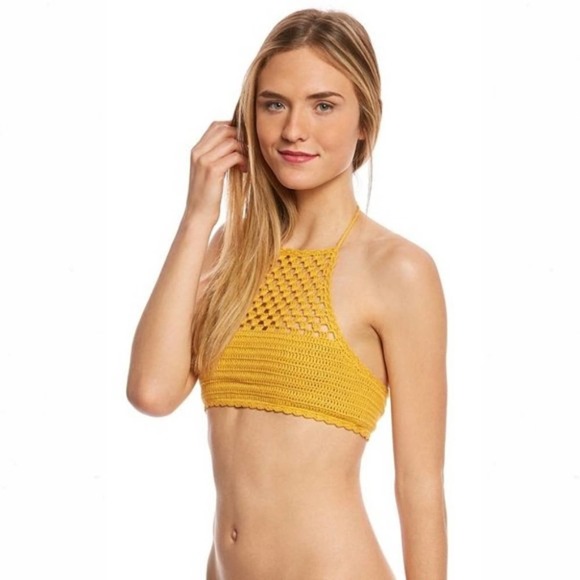 Rip Curl Topanga Crochet High-Neck Bikini Top - Picture 3 of 16